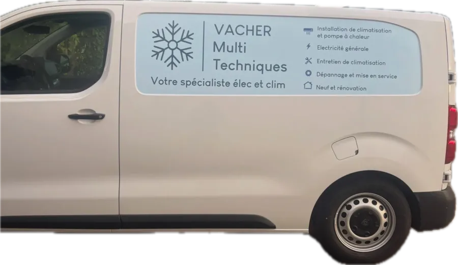 Le camion floqué VACHER Multi Techniques